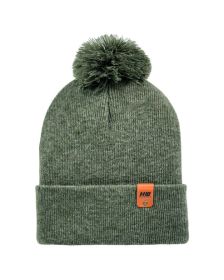 HAAKWEAR Pom Pom Beanie - Made in USA - Forest Green
